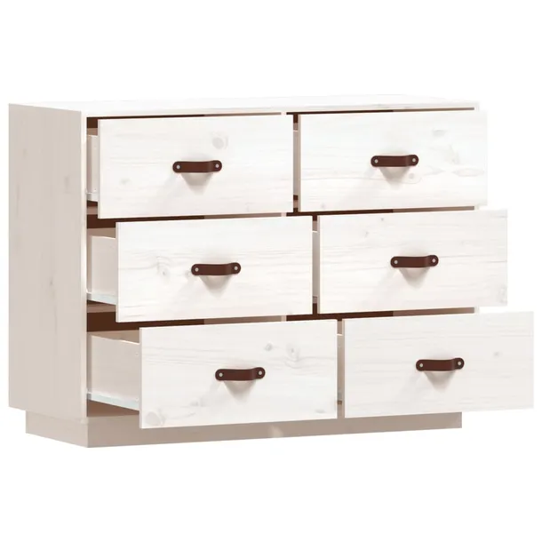 komoda-biala-100x40x75-cm-lite-drewno-sosnowe-stan-nowy