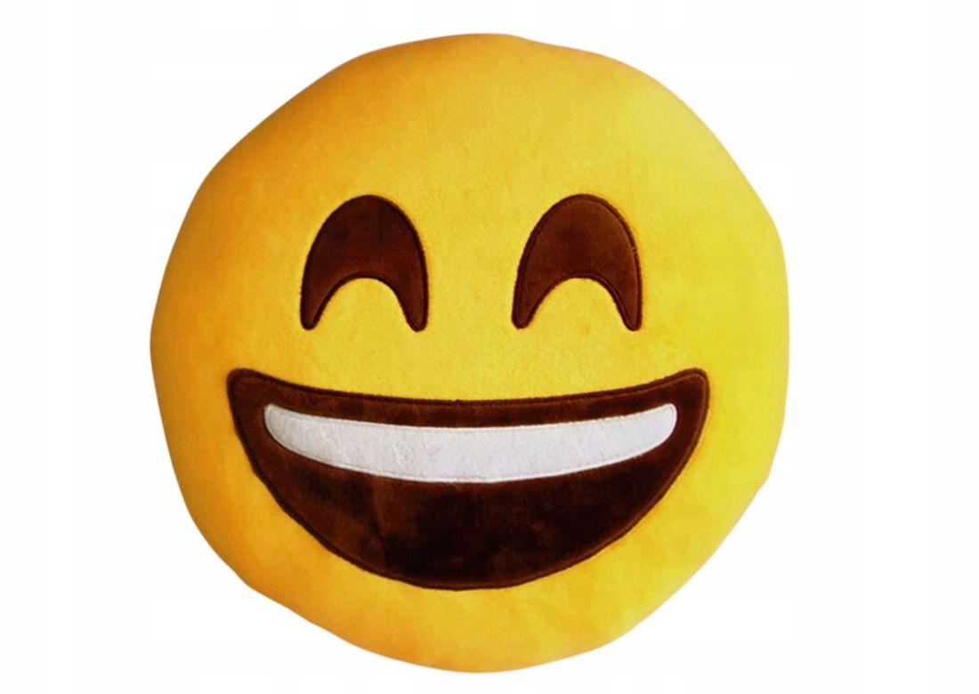 Poduszka dekoracyjna emoji emotikon jasiek uśmiech - ERLI.pl