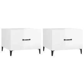 stoliki-kawowe-2-szt-metalowe-nogi-biale-polysk-50x50x40-cm
