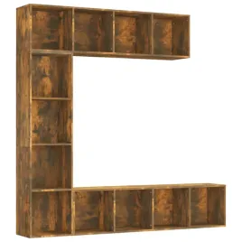 3-cz-regal-na-ksiazki-pod-tv-przydymiony-dab-180x30x180-cm