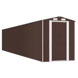 szopa-ogrodowa-ciemny-braz-192x1021x223cm-stal-galwanizowana
