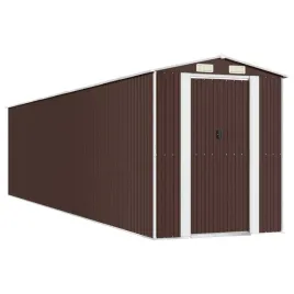 szopa-ogrodowa-ciemny-braz-192x855x223-cm-stal-galwanizowana