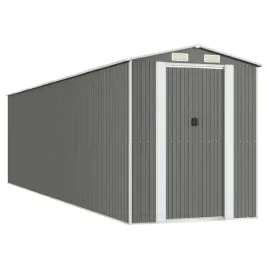 szopa-ogrodowa-jasnoszara-192x772x223-cm-stal-galwanizowana
