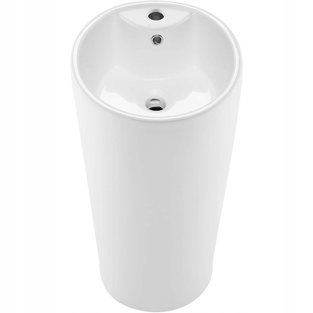 Umywalka Ceramiczna Wolnostojąca Biała Aida Calani ERLI.pl