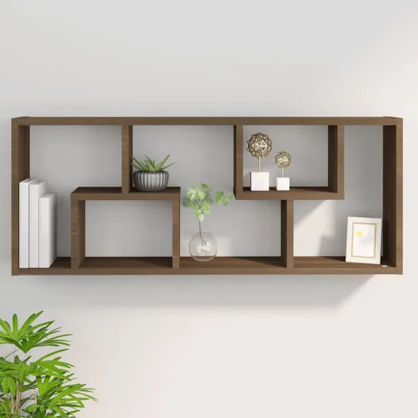 polka-scienna-brazowy-dab-36x16x90-cm-stan-nowy