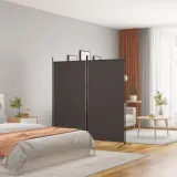 parawan-2-panelowy-brazowy-175x180-cm-tkanina-stan-nowy