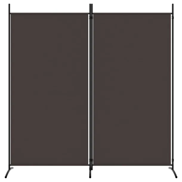 parawan-2-panelowy-brazowy-175x180-cm-tkanina-stan-nowy