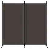 parawan-2-panelowy-brazowy-175x180-cm-tkanina-stan-nowy