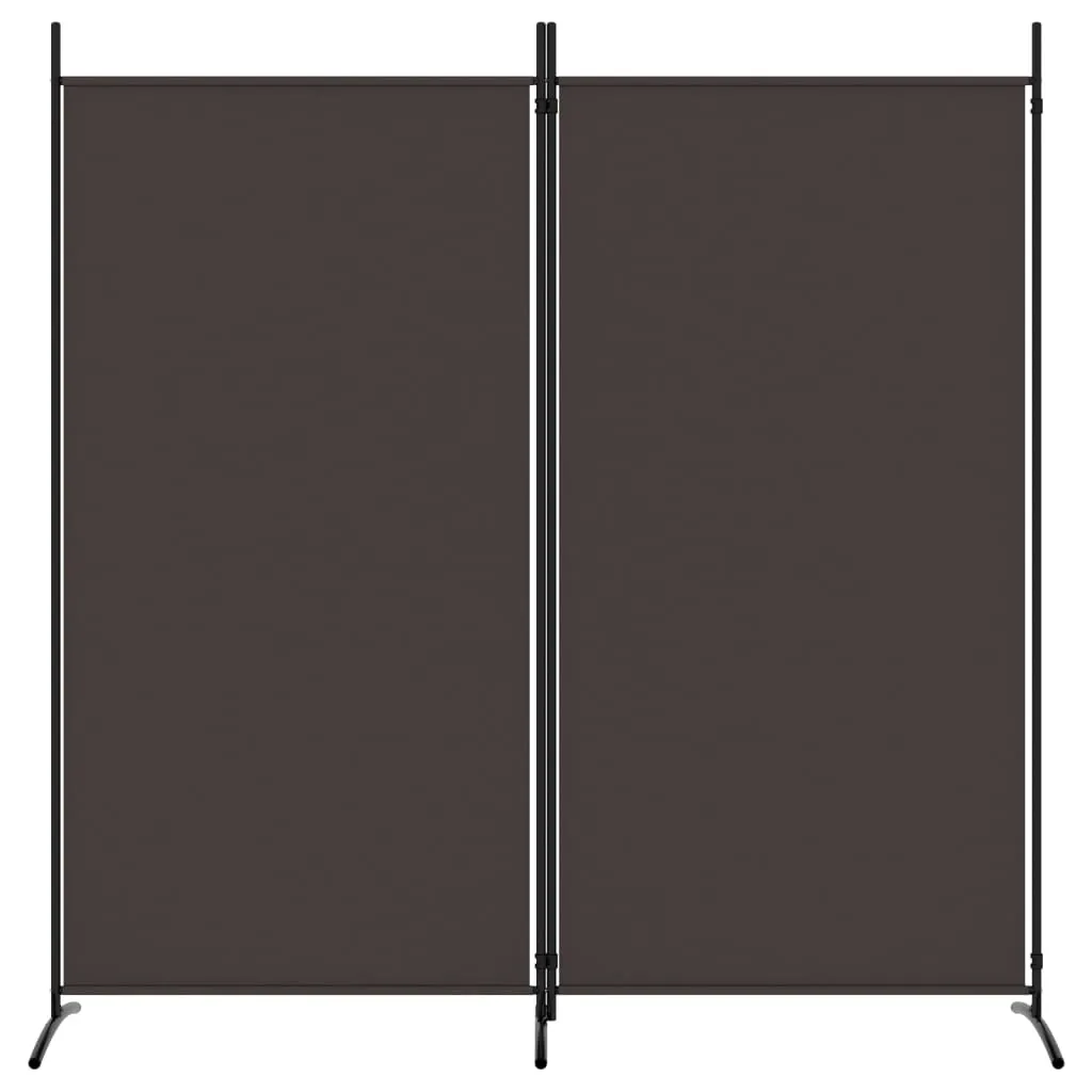 parawan-2-panelowy-brazowy-175x180-cm-tkanina-stan-nowy