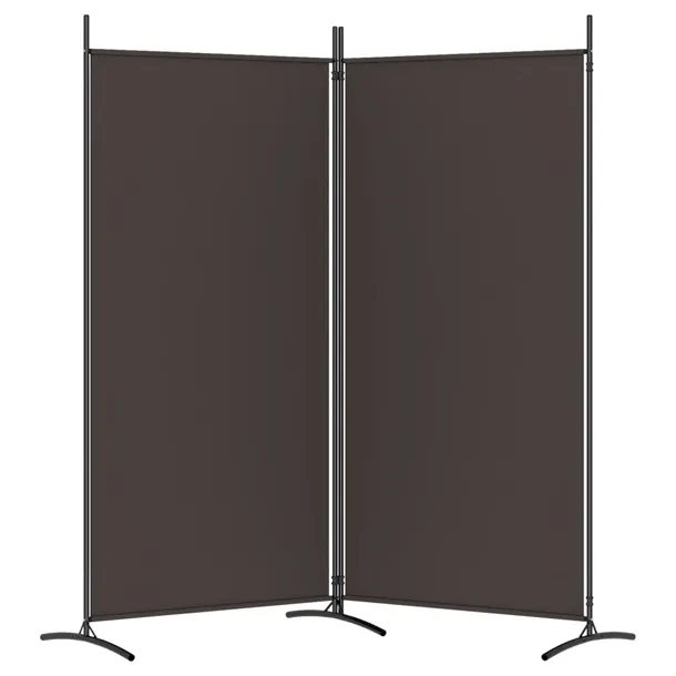 parawan-2-panelowy-brazowy-175x180-cm-tkanina-stan-nowy