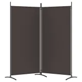 parawan-2-panelowy-brazowy-175x180-cm-tkanina-stan-nowy
