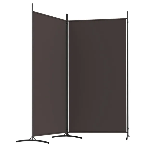 parawan-2-panelowy-brazowy-175x180-cm-tkanina-stan-nowy