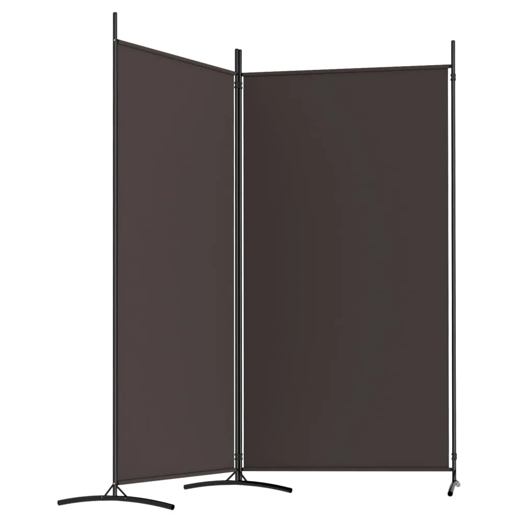 parawan-2-panelowy-brazowy-175x180-cm-tkanina-stan-nowy