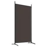 parawan-2-panelowy-brazowy-175x180-cm-tkanina-stan-nowy
