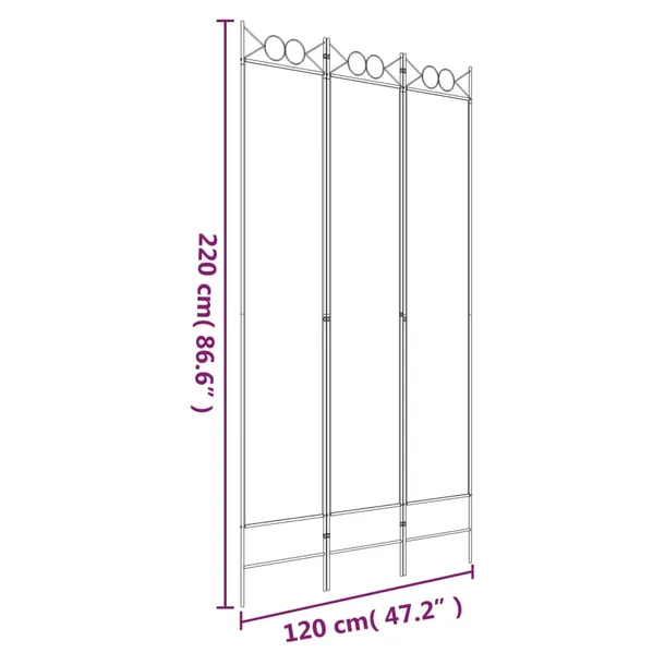 parawan-3-panelowy-bialy-120x220-cm-tkanina-stan-opakowania-oryginalne-producent-vidaxl