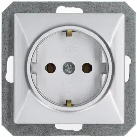 gniazdo-modul-pojedyncze-schuko-opal-srebrny