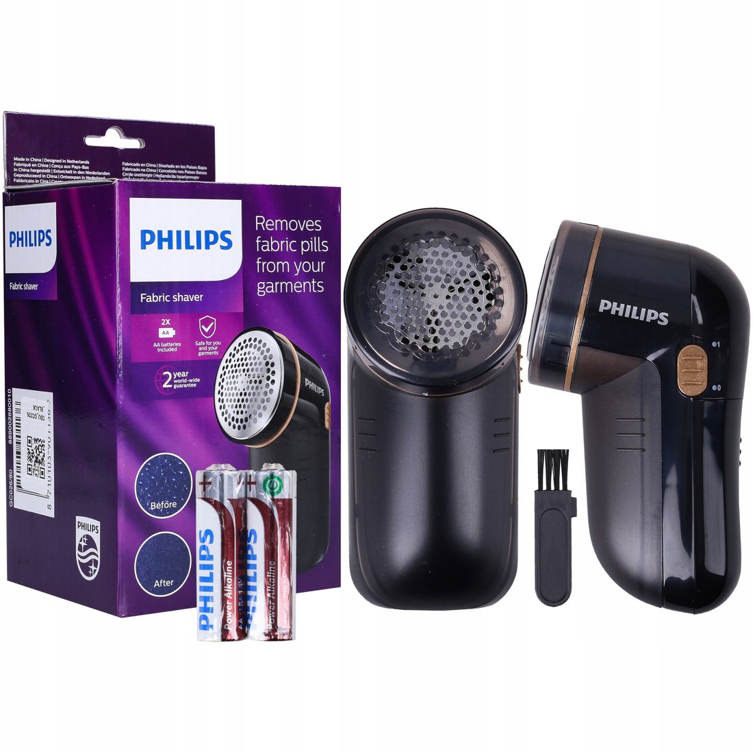 Maszynka elektryczna do ubrań Philips GC026 czarna ERLI.pl