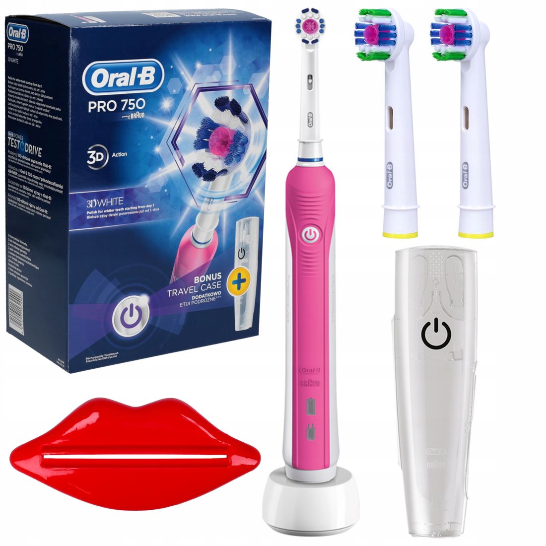 Szczoteczka Elektryczna Oral B Pro Etui Zestaw Erli Pl