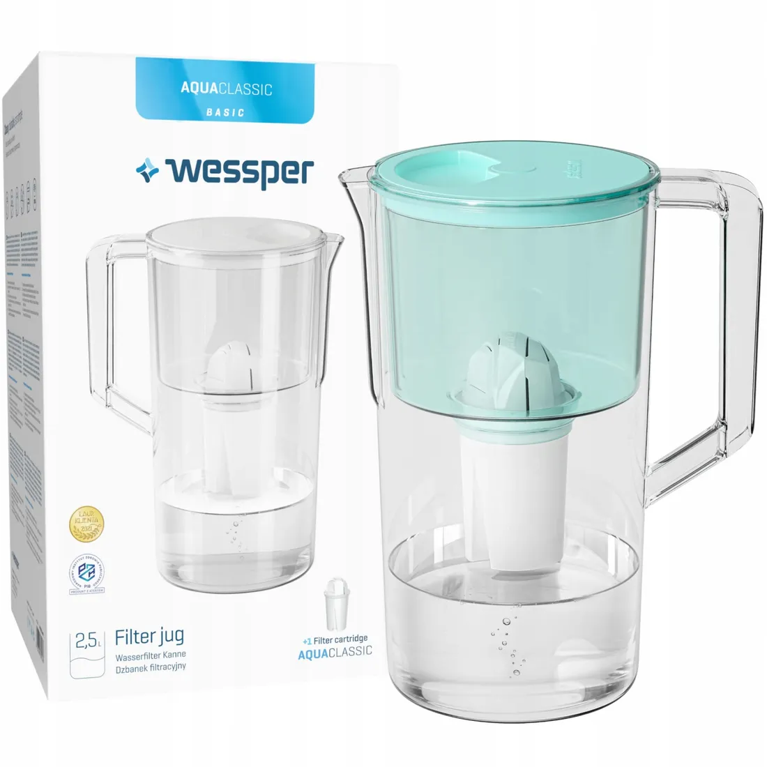 dzbanek-wessper-aquaclassic-basic-mietowy-25l