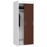 szafa-przesuwna-akord-biala-70-cm-2-drzwi-fronty-kolor-wenge-mat-stan-nowy