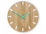 zegar-scienny-wiszacy-debowy-cichy-simple-mint