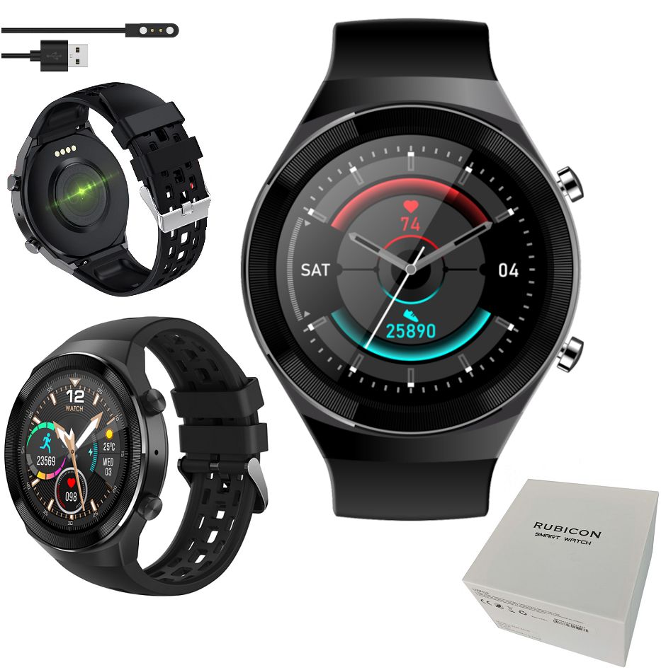 SMARTWATCH ZEGAREK MĘSKI FUNKCJA DZWONIENIA DO IPHONE SAMSUNG XIAOMI