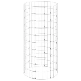 okragly-slup-gabionowy-galwanizowana-stal-o50x100-cm