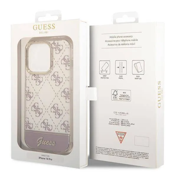 oryginalne-etui-iphone-14-pro-max-guess-hardcase-4g-pattern-script-rozowe-stan-nowy-dedykowany-model-iphone-14-pro-max