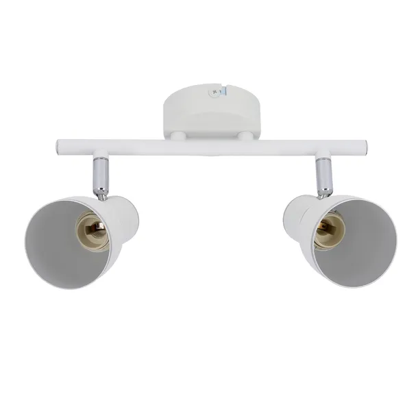 fido-listwa-2x40w-e14-bialy-chrom-waga-z-opakowaniem-0-38-kg-stan-nowy-glebokosc-8-cm