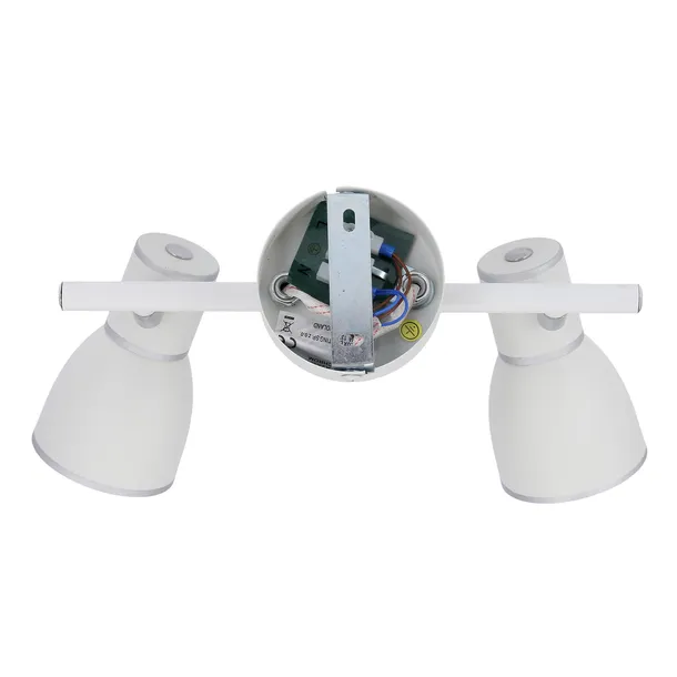 fido-listwa-2x40w-e14-bialy-chrom-waga-z-opakowaniem-0-38-kg-glebokosc-8-cm-stan-nowy