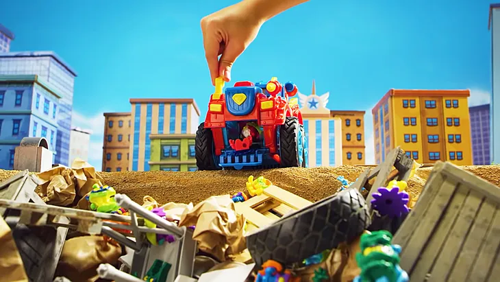 super-things-zings-hero-monster-roller-duze-auto-stan-nowy-marka-super-zings