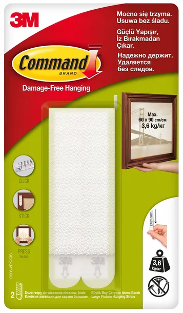 command-duze-rzepy-do-obrazow-ramek-2-kpl-4-paski-stan-nowy