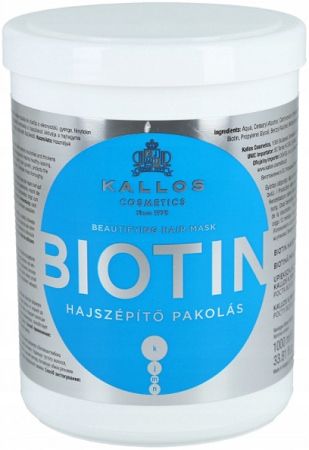 Zdjęcia - Szampon Kallos ﻿ Biotin Maska Odżywka Do Włosów Biotyna 1000 