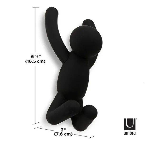 umbra-wieszak-scienny-budda-czarny