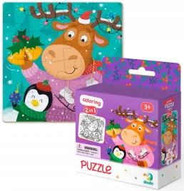dodo-puzzle-2w1-renifer-i-pingwin-16-elementow