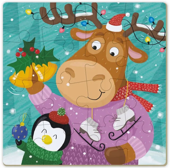 dodo-puzzle-2w1-renifer-i-pingwin-16-elementow