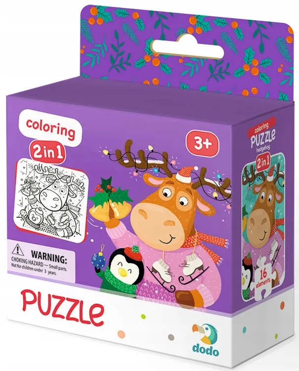 dodo-puzzle-2w1-renifer-i-pingwin-16-elementow