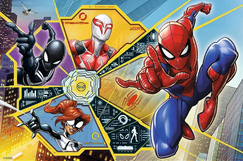 marvel-puzzle-60-elementow-spiderman-w-sieci