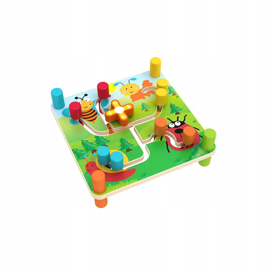 dwustronny-drewniany-labirynt-smilyplay-wiek-dziecka-2-lata