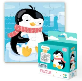 dodo-puzzle-kolorowanka-2w1-pingwinek