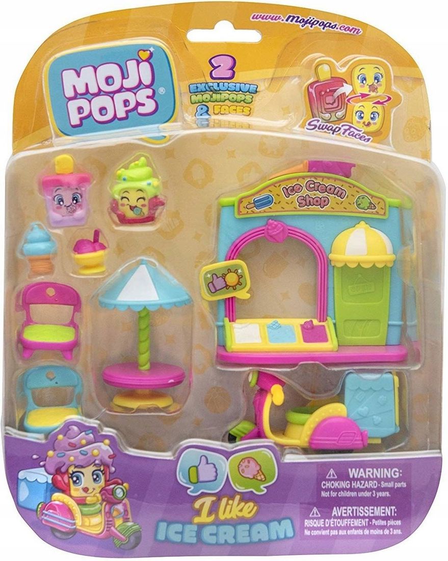 Magic Box Moji Pops Zestaw Lodziarnia+figurki - ERLI.pl