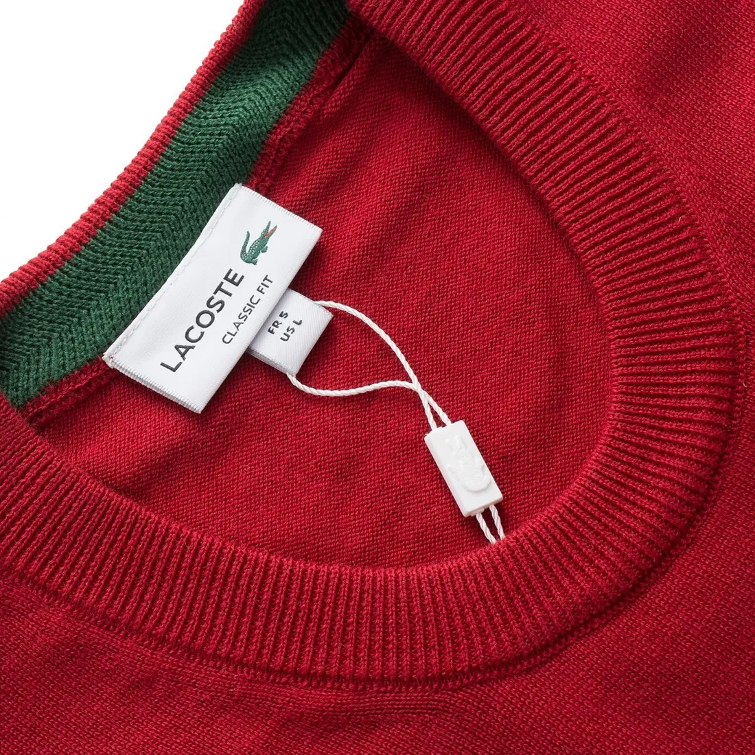 lacoste-sweter-meski-bordowy-s-stan-nowy