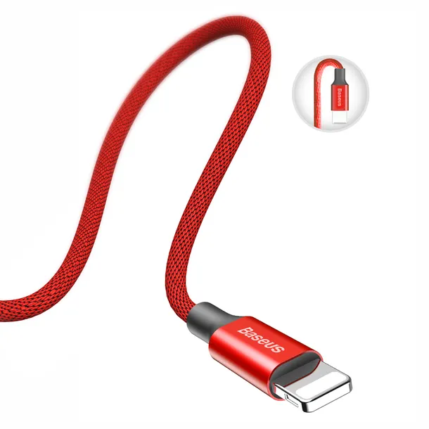 baseus-kabel-yiven-usb-lightning-12-m-2a-czerwony-kolor-czerwony-stan-nowy