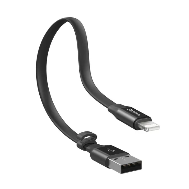 baseus-nimble-lightning-cable-23cm-szary-kolor-szary-stan-nowy