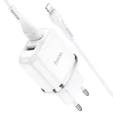 hoco-n4-aspiring-network-charger-lightning-cable-white
