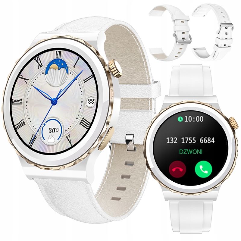 smartwatch-zegarek-damski-e23-2paski-polskie-menu-rozmowy-do-iphone-android-stan-nowy