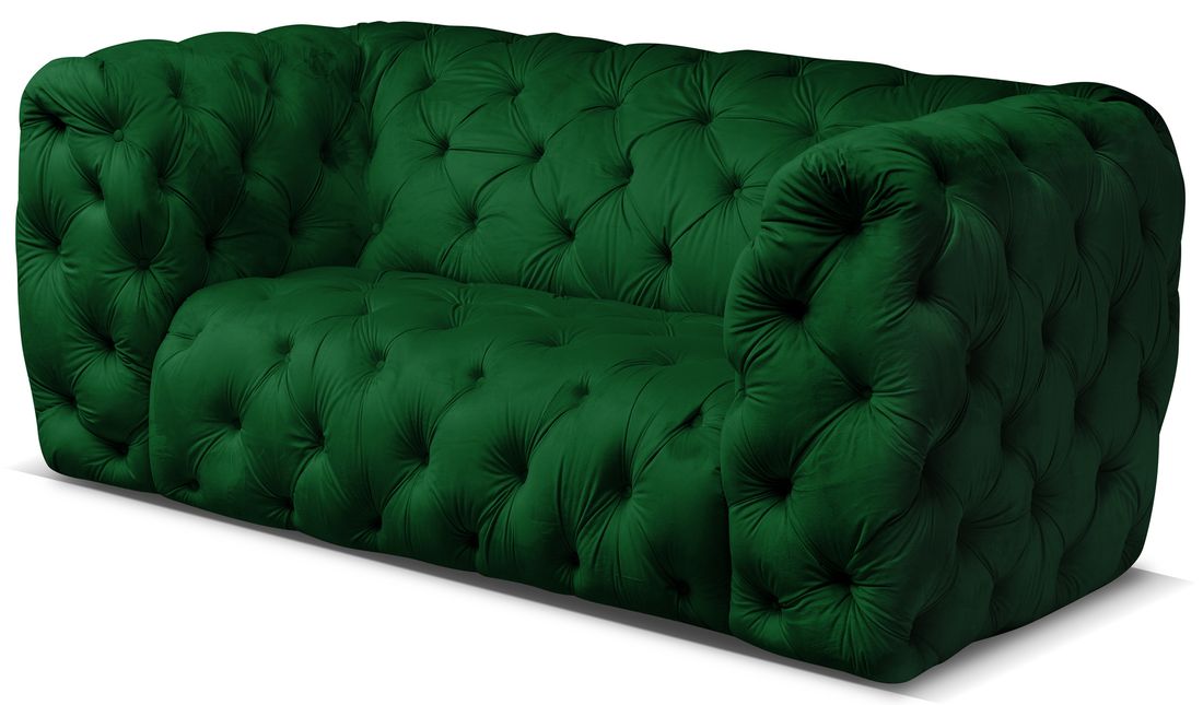 Sofa dwuosobowa Chesterfield Ekskluzywna pikowana kanapa luksusowa