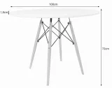 stol-todi-okragly-100cm-bialy-stan-nowy