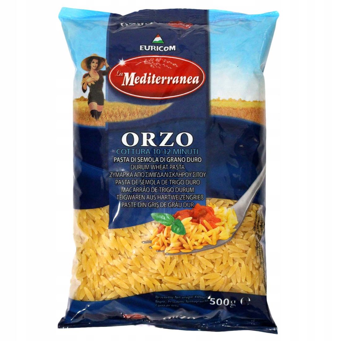 MAKARON ORZO makaron z semoliny Mediterranea 500g - ERLI.pl