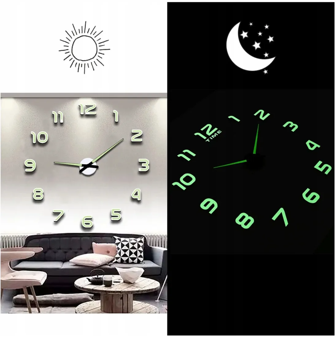 zegar-diy-scienny-czarny-luminous-3m004s-b